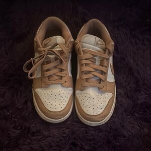Nike Tan and Cream Sneakers